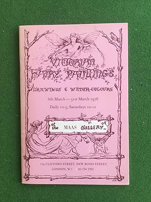 Seller image for VICTORIAN FAIRY PAINTINGS. DRAWINGS AND WATER- COLOURS. for sale by Burwood Books