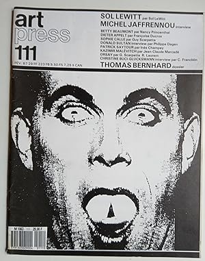 Seller image for Art press 111 FVRIER 1987 for sale by castlebooksbcn