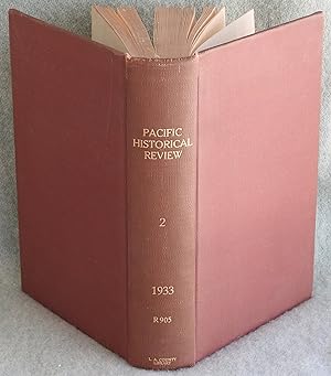 Image du vendeur pour Pacific Historical Review Vol. II (1933) mis en vente par Argyl Houser, Bookseller