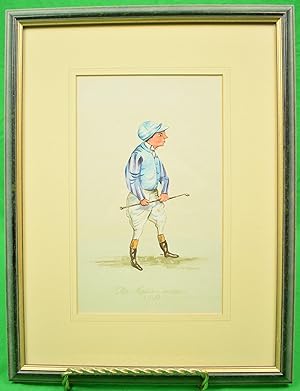 Otto Madden Jockey 1900 Watercolour by Wm. Pearce
