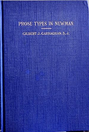 Image du vendeur pour Prose Types In Newman mis en vente par Fortuna Books