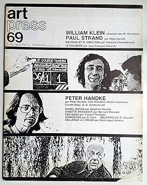 Seller image for Art press 69 AVRIL 1983 for sale by castlebooksbcn