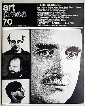 Seller image for Art Press 70 MAI 1983 for sale by castlebooksbcn