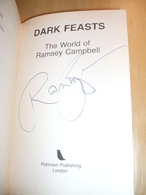 Imagen del vendedor de Dark Feasts: The World Of Ramsey Campbell a la venta por biblioboy