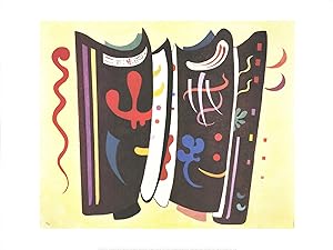 No Text 35.5" x 27.5" Poster 1992 Expressionism WASSILY KANDINSKY Curved Tip 