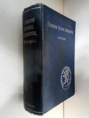 Seller image for Harrow School Register 1800-1911 for sale by best books