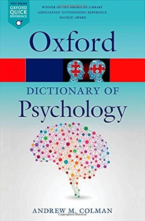 Imagen del vendedor de A Dictionary of Psychology (Oxford Quick Reference) by Colman, Andrew M. [Paperback ] a la venta por booksXpress