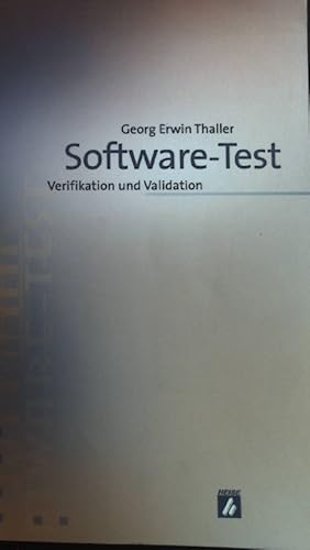 Bild des Verkufers fr Software-Test : Verifikation und Validation. zum Verkauf von books4less (Versandantiquariat Petra Gros GmbH & Co. KG)