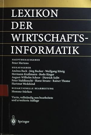 Bild des Verkufers fr Lexikon der Wirtschaftsinformatik. zum Verkauf von books4less (Versandantiquariat Petra Gros GmbH & Co. KG)