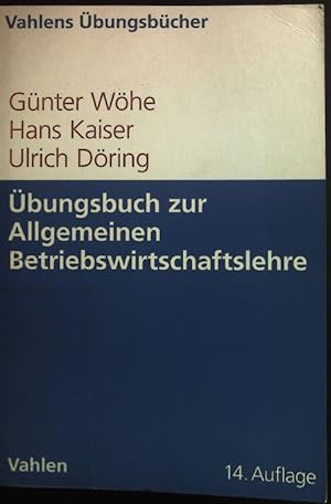 Seller image for bungsbuch zur Einfhrung in die Allgemeine Betriebswirtschaftslehre. Vahlens bungsbcher for sale by books4less (Versandantiquariat Petra Gros GmbH & Co. KG)