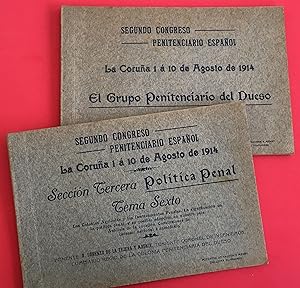 Imagen del vendedor de Las Colonias Agrcolas y los Destacamentos Penales. La significacin en la potca penal, y su posible adopcin en nuestro pas. Anlisis de la cuestin. Conclusiones de caracter nacional  inmediato. Ponente D. Lorenzo de la Tejera y Magnin. Teniente coronel de ingenieros. Comisario regio de la colonia penitenciaria del Dueso [Junto con:] El Grupo Penitenciario del Dueso a la venta por Andarto B.