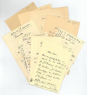 Immagine del venditore per Collection of 5 autograph letters signed, 2 monogrammed autograph letters, and 1 autograph letter. venduto da Antiquariat INLIBRIS Gilhofer Nfg. GmbH