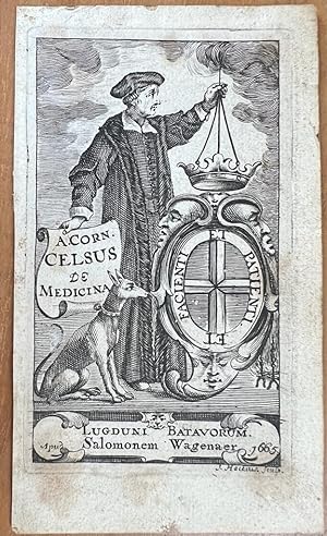 [Titlepage, 1665, medical] Title page of A. Corn. Celsus De medicina libri octo 1665, Apud Salomo...
