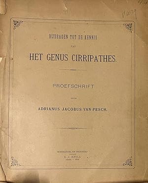 Dissertation 1920 I Bijdragen tot de kennis van het genus cirripathes. Academisch proefschrift [....