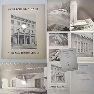 Deutschland baut. Bauten und Bauvorhaben. Achtzig Bilder aus der Ersten Deutschen Architektur- un...