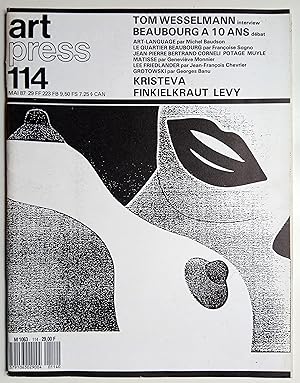 Seller image for Art press 114 MAI 1987 for sale by castlebooksbcn