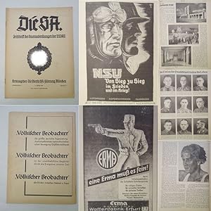 Seller image for Die SA. Zeitschrift der Sturmabteilungen der NSDAP. Folge 14 vom 4. April 1941, Jahrgang 2, mit K u n s t d r u c k b e i l a g e * G r o  k a m p f b a h n C h e m n i t z Dieses Heft wird von uns nur zur staatsbrgerlichen Aufklrung und zur Abwehr verfassungswidriger Bestrebungen angeboten (86 StGB) for sale by Galerie fr gegenstndliche Kunst