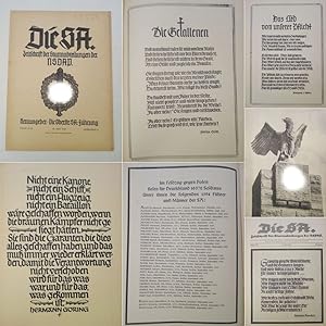 Seller image for Die SA. Zeitschrift der Sturmabteilungen der NSDAP. Folge 2 vom 10. Januar 1940, Jahrgang 1 * mit namentlicher Auflistung smtlicher 1594 im P o l e n f e l d z u g gefallener SA.-Fhrer und SA.-Mnner Dieses Heft wird von uns nur zur staatsbrgerlichen Aufklrung und zur Abwehr verfassungswidriger Bestrebungen angeboten (86 StGB) for sale by Galerie fr gegenstndliche Kunst