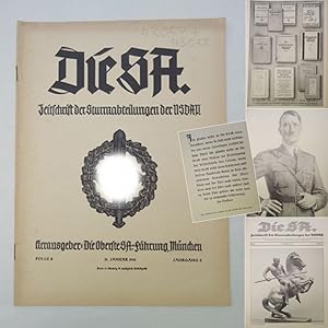 Seller image for Die SA. Zeitschrift der Sturmabteilungen der NSDAP. Folge 5 vom 31. Januar 1941, Jahrgang 2 * mit K u n s t d r u c k b e i l a g e Dieses Heft wird von uns nur zur staatsbrgerlichen Aufklrung und zur Abwehr verfassungswidriger Bestrebungen angeboten (86 StGB) for sale by Galerie fr gegenstndliche Kunst