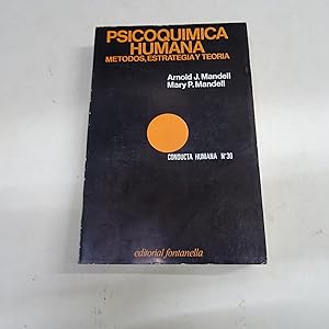 Imagen del vendedor de PSICOQUIMICA HUMANA. Mtodos, estrategia y teora. a la venta por Librera J. Cintas