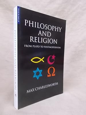 Imagen del vendedor de PHILOSOPHY AND RELIGION FROM PLATO TO POSTMODERNISM a la venta por Gage Postal Books