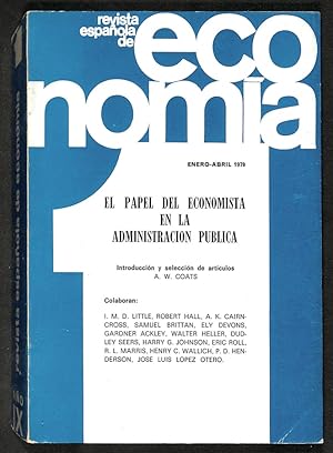 Imagen del vendedor de Revista espaola de economa. Enero-Abril 1979 a la venta por Els llibres de la Vallrovira
