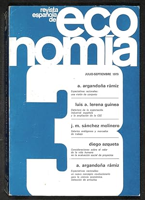 Imagen del vendedor de Revista espaola de economa. Julio-Septiembre 1979 a la venta por Els llibres de la Vallrovira