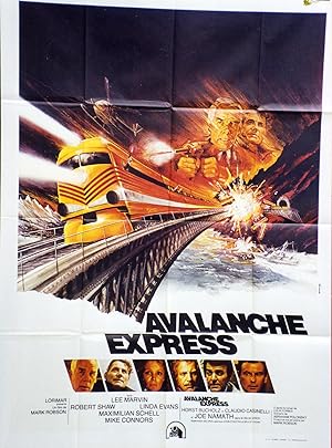 "AVALANCHE EXPRESS" Réalisé par Mark ROBSON en 1978 avec Lee MARVIN, Robert SHAW, Linda EVANS / A...