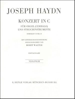Bild des Verkufers fr Haydn, J: Konzert fr Orgel (Cembalo)/Violine II zum Verkauf von Smartbuy