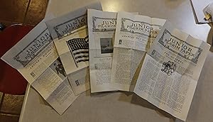 Bild des Verkufers fr 1937 JUNIOR PILGRIM PAPER BERNE INDIANA REV OLSEN EDITOR CHRISTIAN PUBLICATION 5 EDITIONS zum Verkauf von ROXY'S READERS