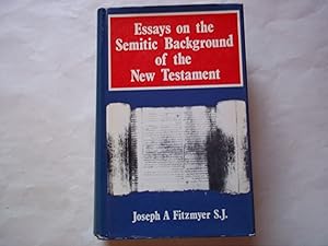 Seller image for Essays on the Semitic background of the New Testament for sale by Carmarthenshire Rare Books