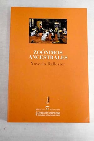 Seller image for Zonimos ancestrales for sale by Alcan Libros