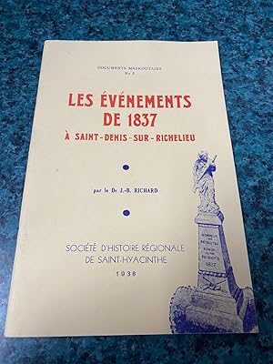 Les événements de 1837 à Saint-Denis-sur-Richelieu