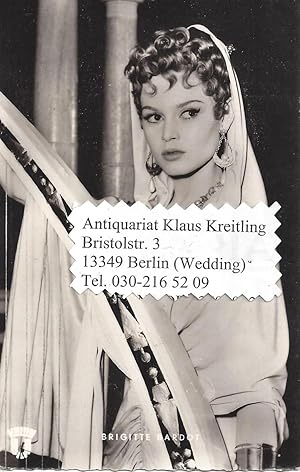 Bild des Verkufers fr Brigitte Bardot - Franzsischer Filmstar ( * 1934 ) zum Verkauf von Klaus Kreitling