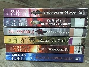 Seller image for 6 Mix Colleen Coble Series (Mermaid Moon, Twilight at Blueberry Barrens, Strands of Truth, Rosemary Cottage, Seagras Pier, Beneath Copper Falls) for sale by Archives Books inc.