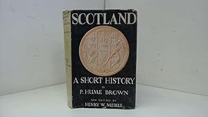 Imagen del vendedor de A Short History of Scotland a la venta por Goldstone Rare Books