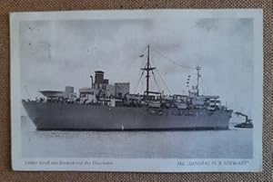 Imagen del vendedor de Ansichtskarte AK Letzter Gru aus Bremen vor der berfahrt. MS "General M.B. Stewart" a la venta por ANTIQUARIAT H. EPPLER