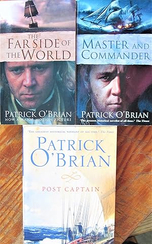 Lot of three: Master and Commander, Post Captain, and The Far Side of the World.