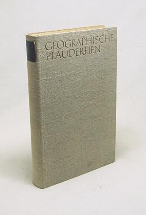 Bild des Verkufers fr Geographische Plaudereien / Ludwig Koegel zum Verkauf von Versandantiquariat Buchegger