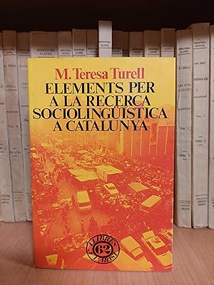 Bild des Verkufers fr Elements per a la recerca sociolingstica a Catalunya zum Verkauf von Martina llibreter