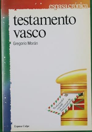 Imagen del vendedor de Testamento vasco a la venta por Librera Alonso Quijano