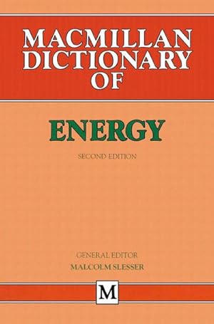 Immagine del venditore per Dictionary of Energy venduto da AHA-BUCH GmbH