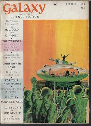 Seller image for GALAXY Science Fiction: October, Oct. 1968 ("All the Myriad Ways") for sale by Books from the Crypt