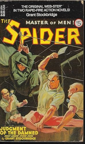 Imagen del vendedor de JUDGMENT OF THE DAMNED & MASTER OF THE FLAMING HORDE: THE SPIDER Master of Men! #5 a la venta por Books from the Crypt