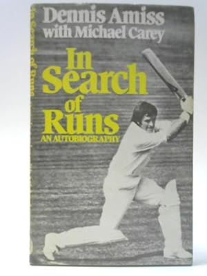 Seller image for In Search of Runs - An Autobiography for sale by World of Rare Books