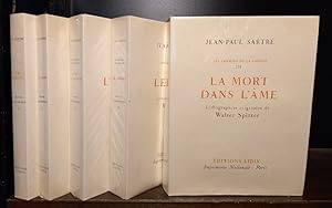Oeuvre Romanesque. Tome 1-5. [Par Jean-Paul Sartre, lithographies originales de Walter Spitzer]. ...