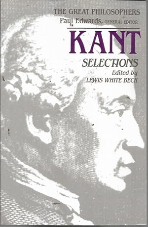 Seller image for Kant Selections (The Great Philosophers) for sale by Bookfeathers, LLC