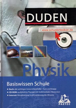 Bild des Verkufers fr Duden Basiswissen Schule, m. CD-ROM, Physik zum Verkauf von AMAHOFF- Bookstores