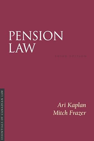 Bild des Verkufers fr Pension Law (Paperback) zum Verkauf von Grand Eagle Retail