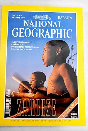 Imagen del vendedor de National Geographic, Ao 1997,vol. 1, n 1:: El Imperio romano; Zambeze abajo; Parsitos; Los americanos ms antiguos; Vincent Van Gogh a la venta por Alcan Libros